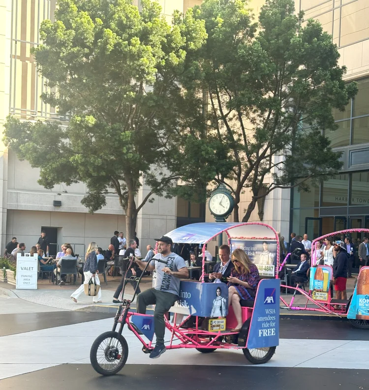 VIP Pedicab fleet at Comic-Con San Diego