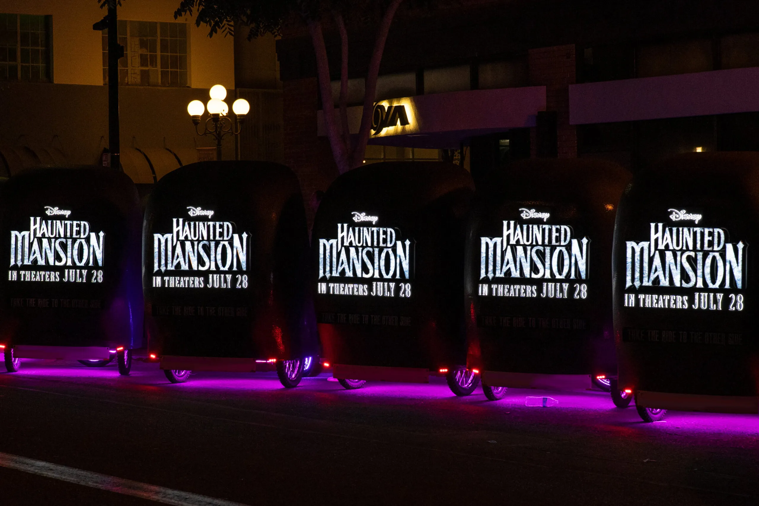 Disney Haunted Mansion pedicab activation — OBIE Award Finalist in Experiential category