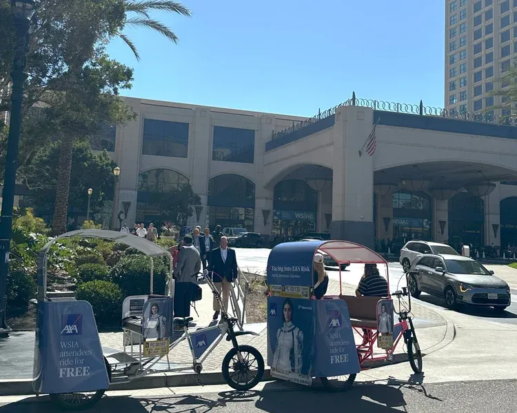 VIP Pedicab fleet providing free rides at San Diego Convention Center
